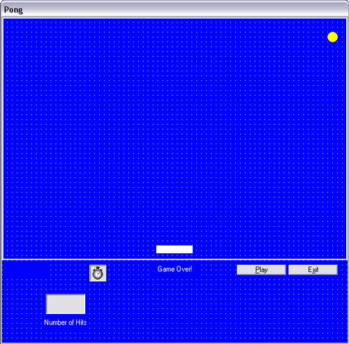 Pong Form - Step 2