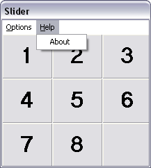 Slider Form - Step 4 - Help Menu