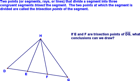 Segment Trisector Definition