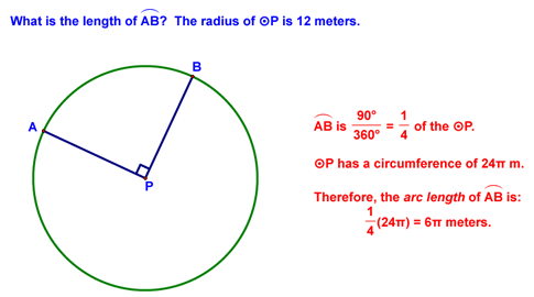 Arc Length Example 1