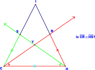 Overlapping Triangles Example 1