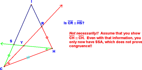 Overlapping Triangles Example 1 Answer