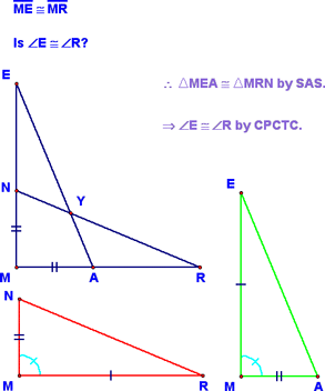 Overlapping Triangles Example 2 Answer