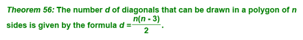 Number of Diagonals