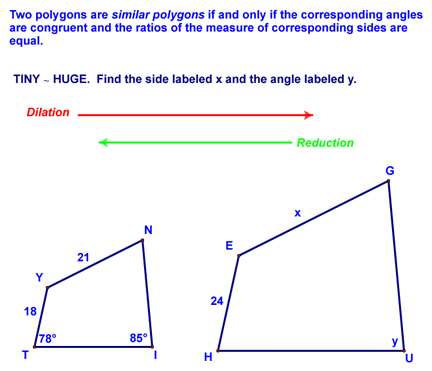 Definition of Similar Polygons