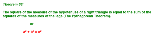 The Pythagorean Theorem