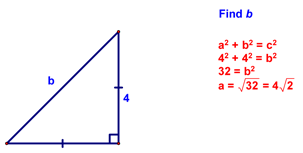 Isosceles triangle Example 2