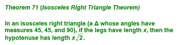 The Isosceles Triangle Theorem